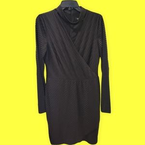 Guess knee length black dress
